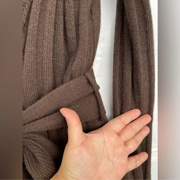 Salvatore Ferragamo Brown Wool Cashmere cárdigan medium - Picture 5 of 14